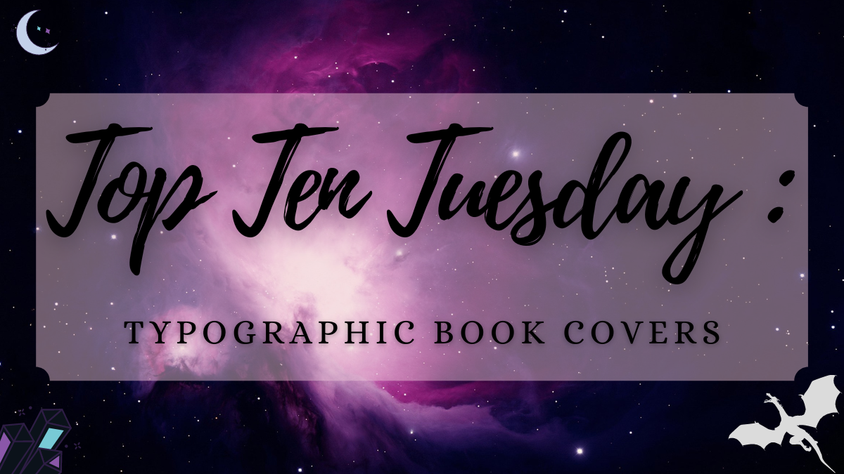 Top Ten Tuesday: Typographic Book Covers